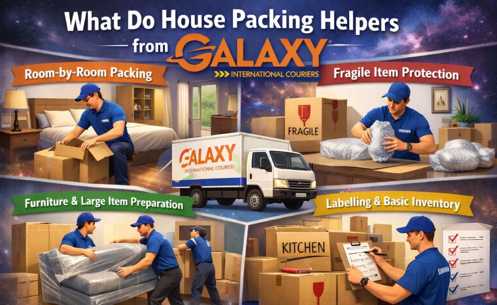House packing helpers in Chennai providing room-by-room packing, fragile item protection, furniture wrapping, and box labelling services