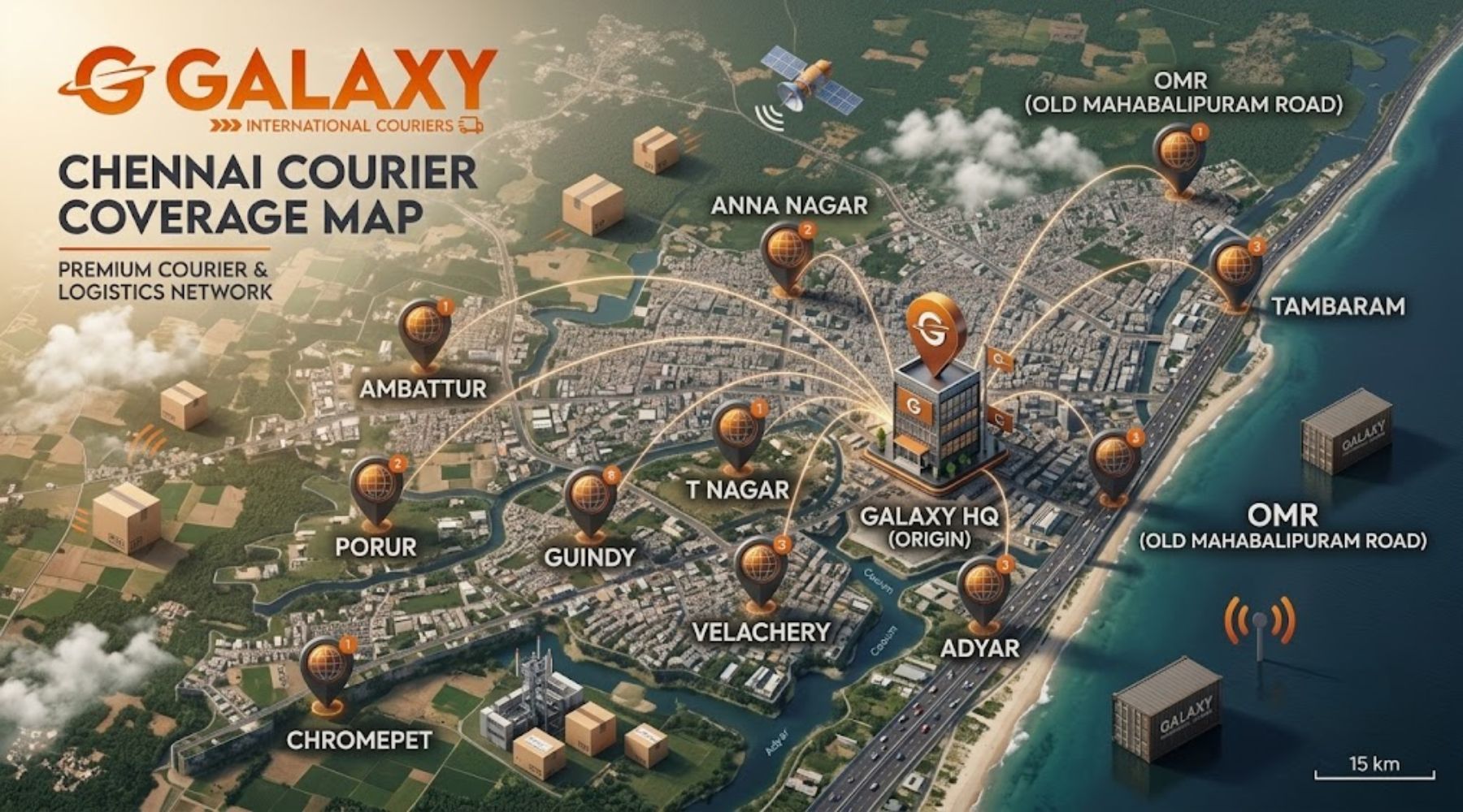 Courier Service Coverage Across Chennai